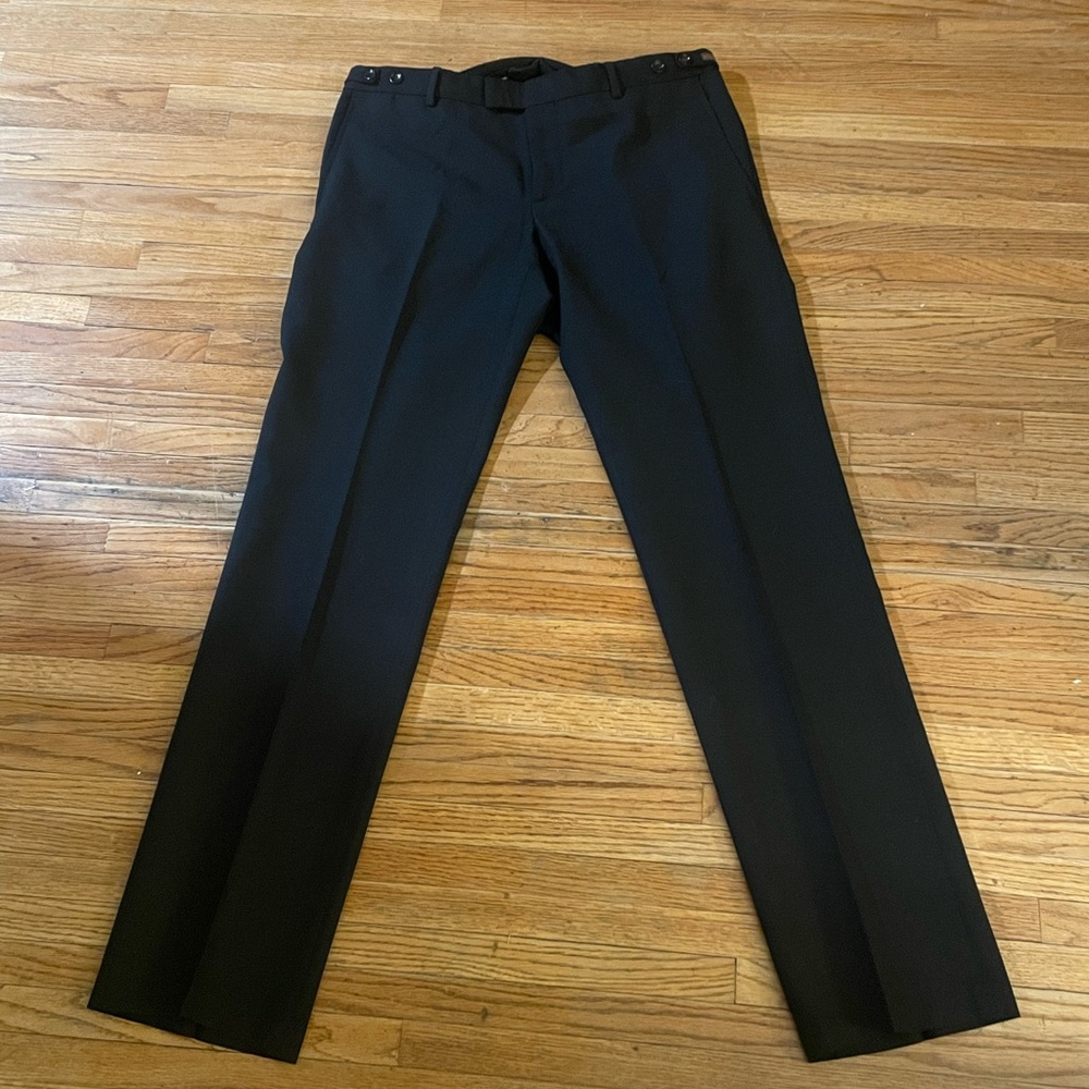 Gucci Black Trousers with Straight Leg Design
